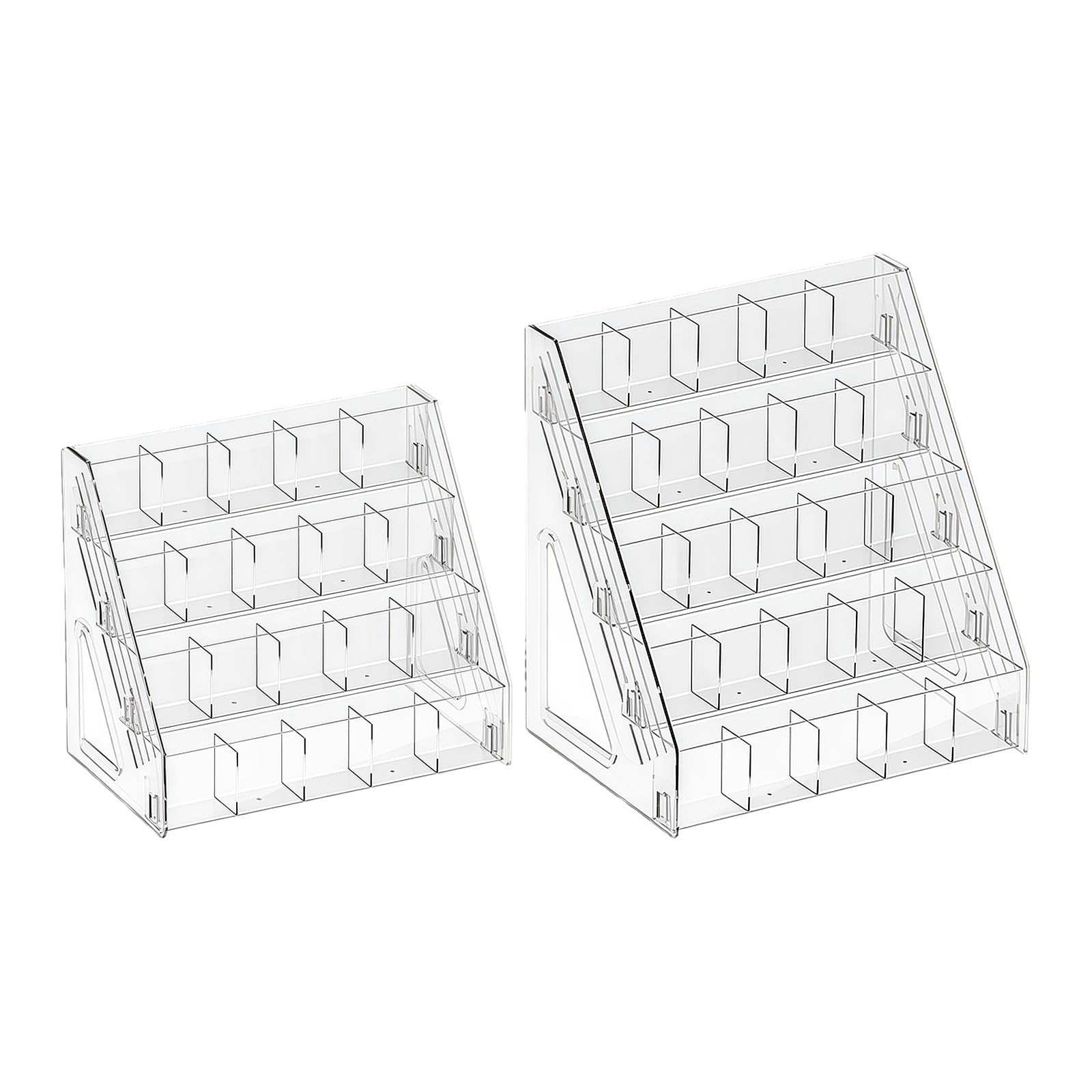 Desktop Stift Organizer mit mehreren Steckplätzen, Acryl Markierungsstift Rack für Zeichenstifte, Aquarell Marker, Textmarker, Studenten