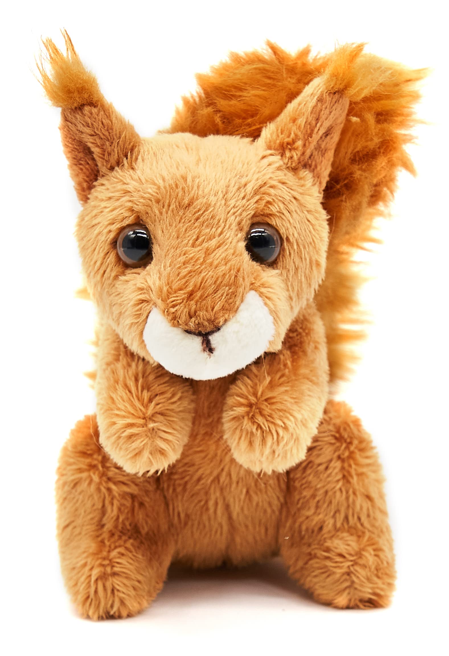 Uni-Toys - Squirrel Plushie - 13 cm (Height) - Plush Forest Animal - Plush Toy, Cuddly Toy