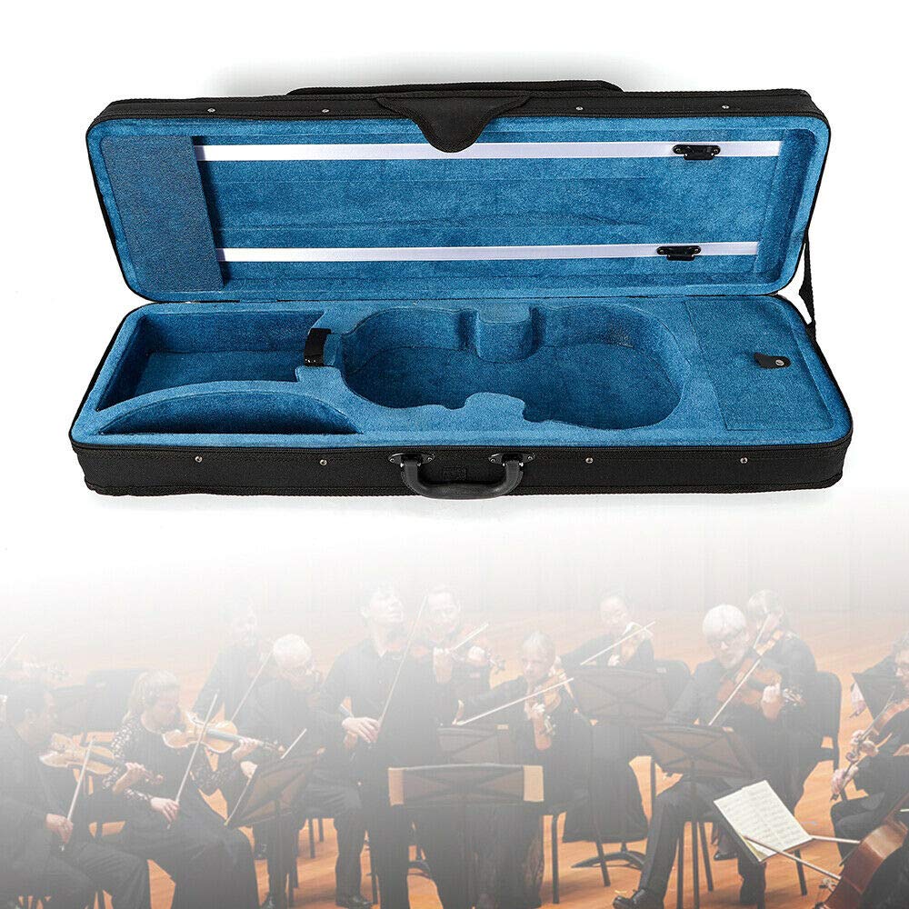 Estuche para Violín 4/4 con 2 Correas Ajustables - Funda de Tamaño Completo