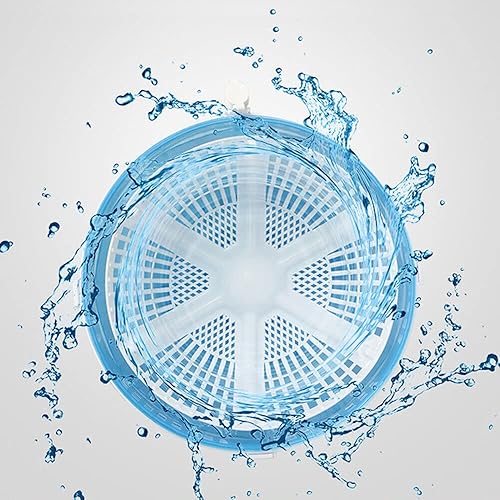 Miniatura 5 de Secadora giratoria portátil 2 en 1, mini secadora giratoria compacta de viaje al aire libre, secadora giratoria con mango giratorio plegable, mini