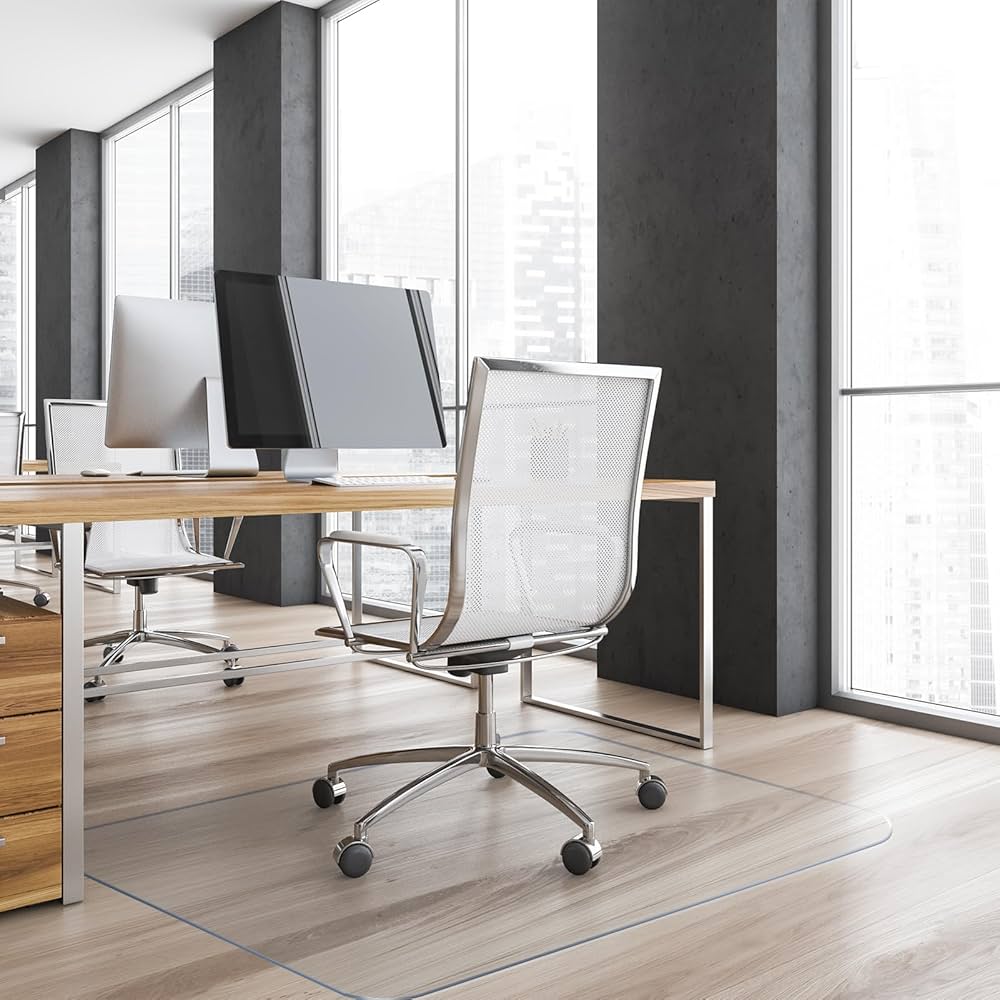 Amazon.com : Yecaye Office Chair Mat for Hardwood Floor, 48
