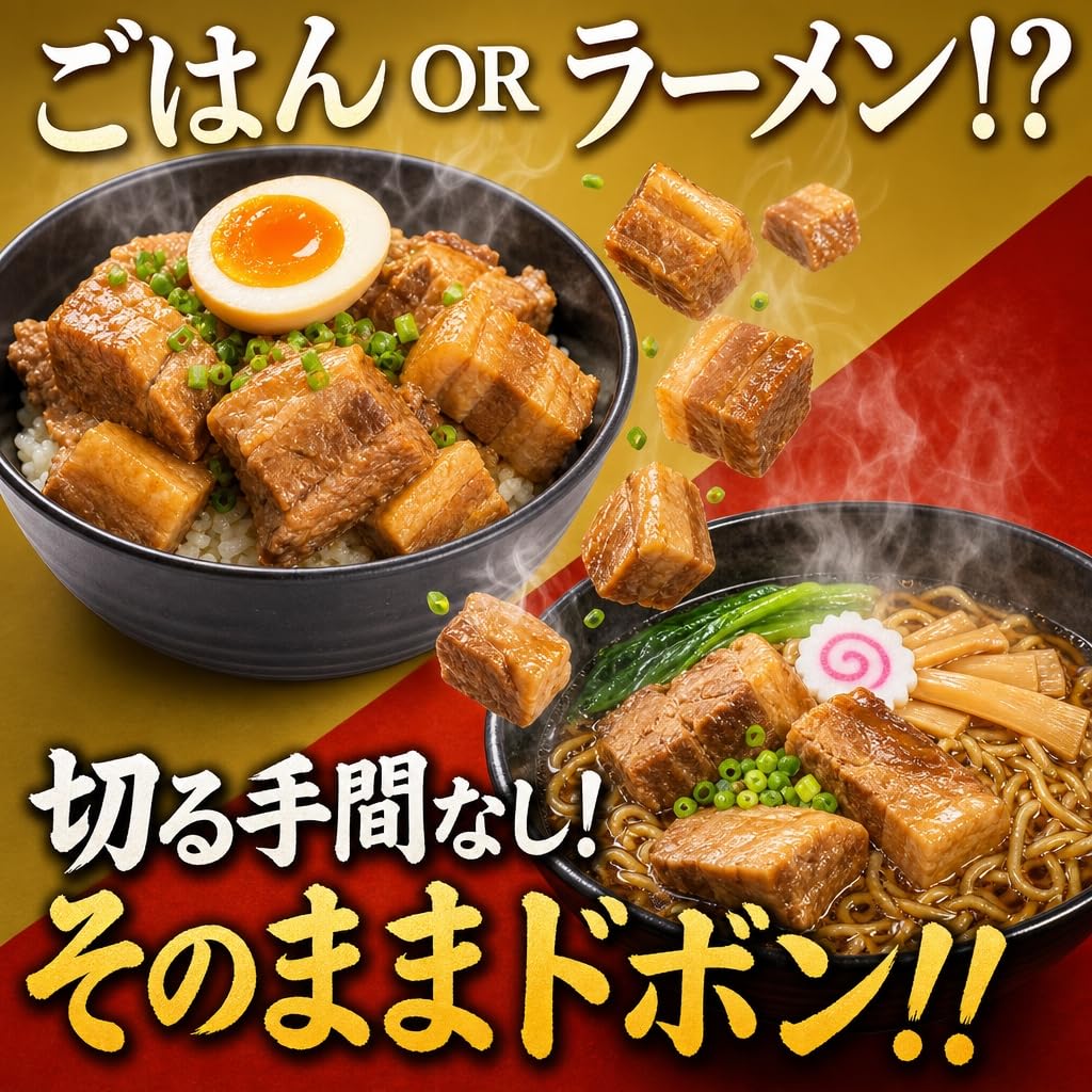 Amazon.co.jp: 武田ハム 豚角煮セット 2kg (200g×10パック) 角煮丼