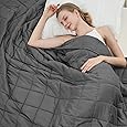 YnM Exclusive Kids Cooling Weighted Blanket, Nylon/PE Fabric, Smallest Compartments with Glass Beads, Bed Blanket for One Person of 40lbs, Ideal for Twin Bed (36x48 Inches, 5 Pounds, Hushed Violet)