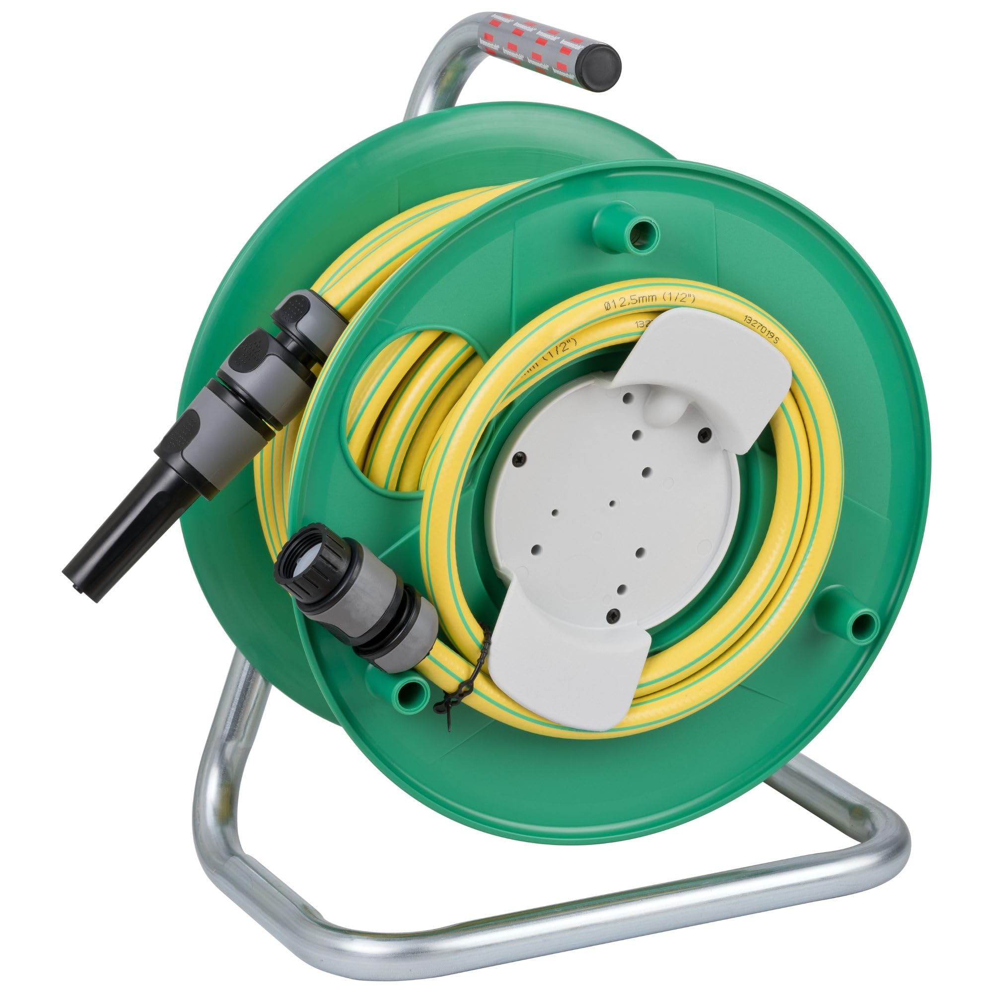 Brennenstuhl Hose Reel with 20m Water Hose (Spraying Nozzle, waterstop, top Conn
