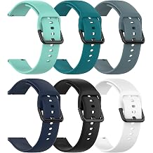 ECSEM Watch Bands for Veryfitpro ID205L,ID205,ID205G,ID205S/Willful ID205L SW020 SW023 Smart Watch Replacement Band for Women&Men6Pack, SmallSize/6Pack
