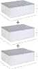 Ocean Home Textile 3'lü Büyük Boy Gri Renk Stuff & Things Baza Altı Hurç Set