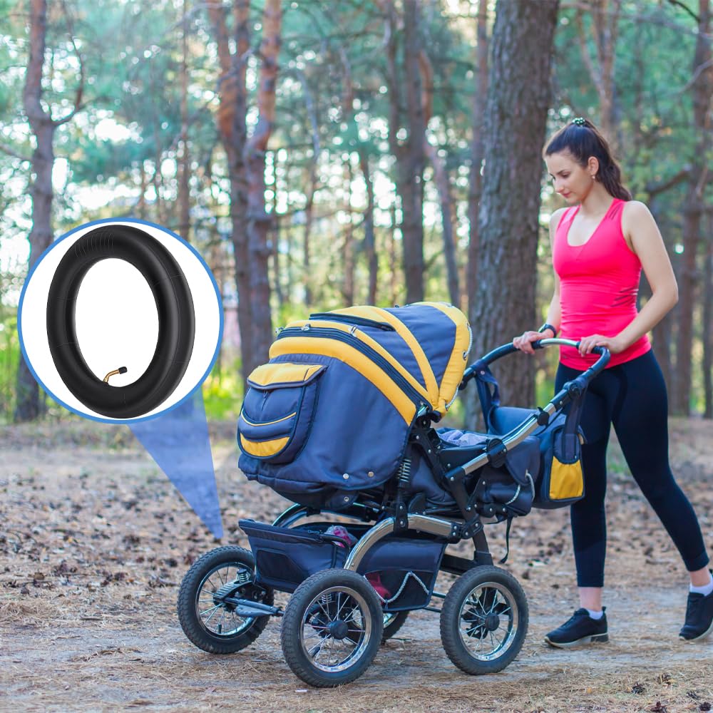 2 tubi per passeggino da 12 pollici, 12 1/2" x 2 1/4", tubo interno per bicicletta con valvola angolare 45°, inclusi tubi a doppio spessore per bicicletta per bambini, pneumatici per bambini,