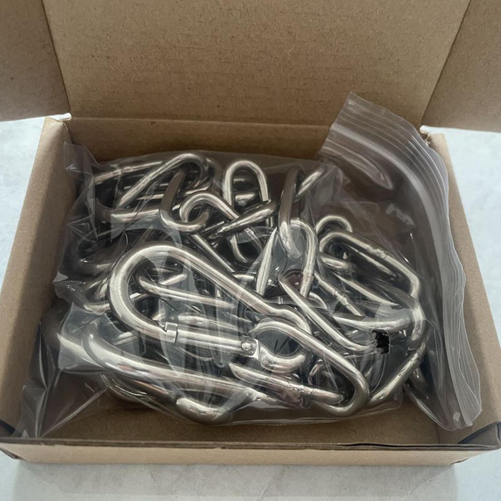Catene da Boxe per Sacco da Boxe, Gancio per Catena per carichi Pesanti,Catena con Gancio di Collegamento | Supporta Gancio per Sacco da Boxe da 154 libbre, Catene Metalliche con Ganci, Rotazione 36