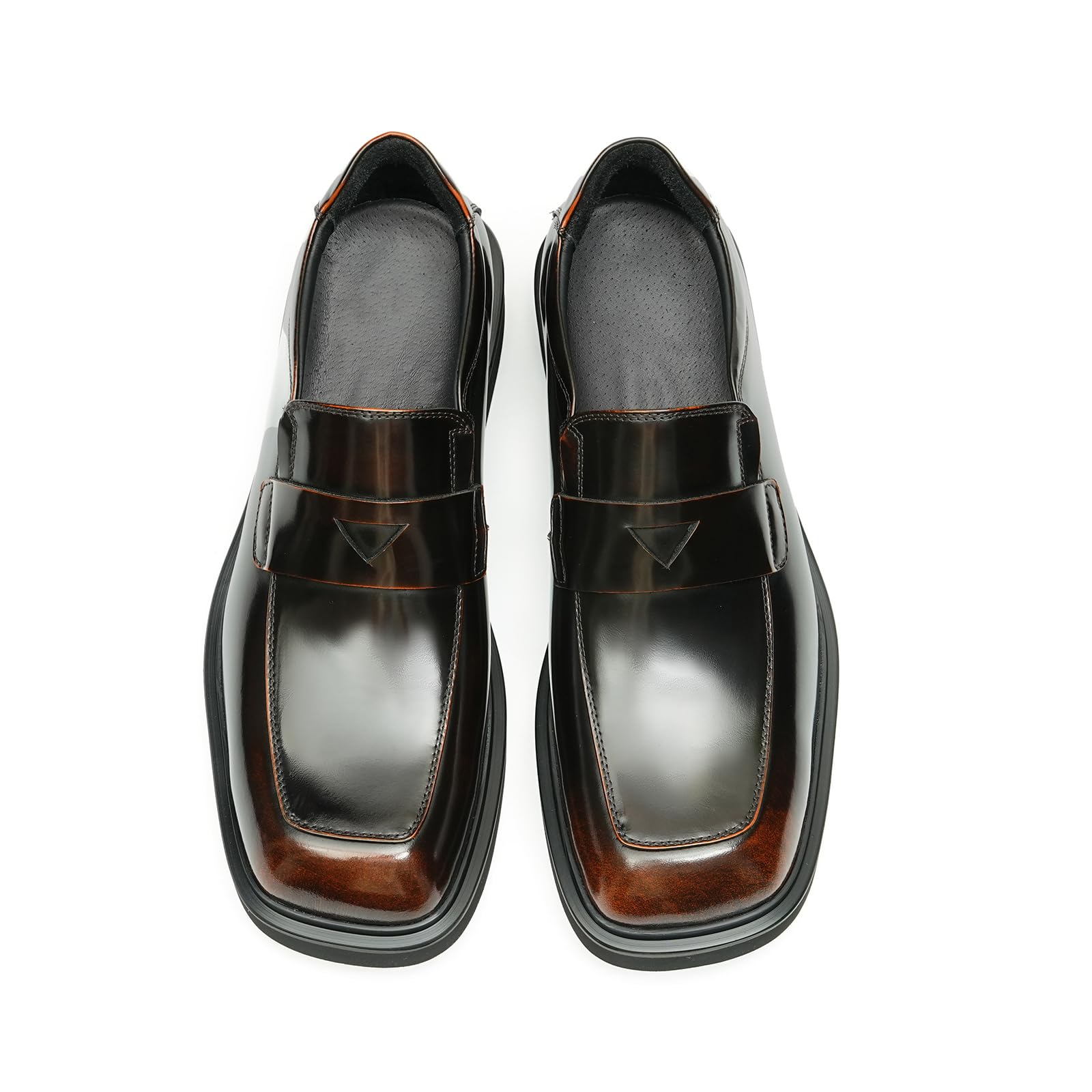 Mocasines Formales Negocios para Hombres Loafers en Cuero Genuino Transpirables Zapatos Bajos Cómodos Slip On
