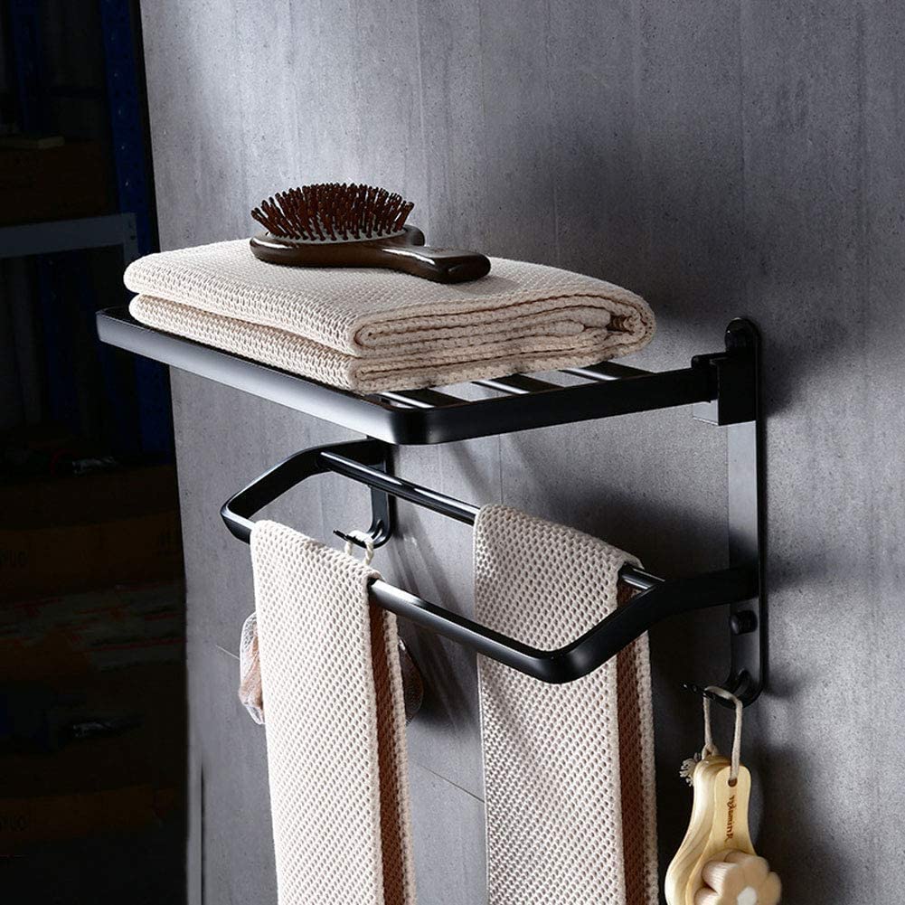 Porta Asciugamani Porta Asciugamani Doppio Pieghevole Accessori Bagno Accessori Per Il Bagno(7 3/8)