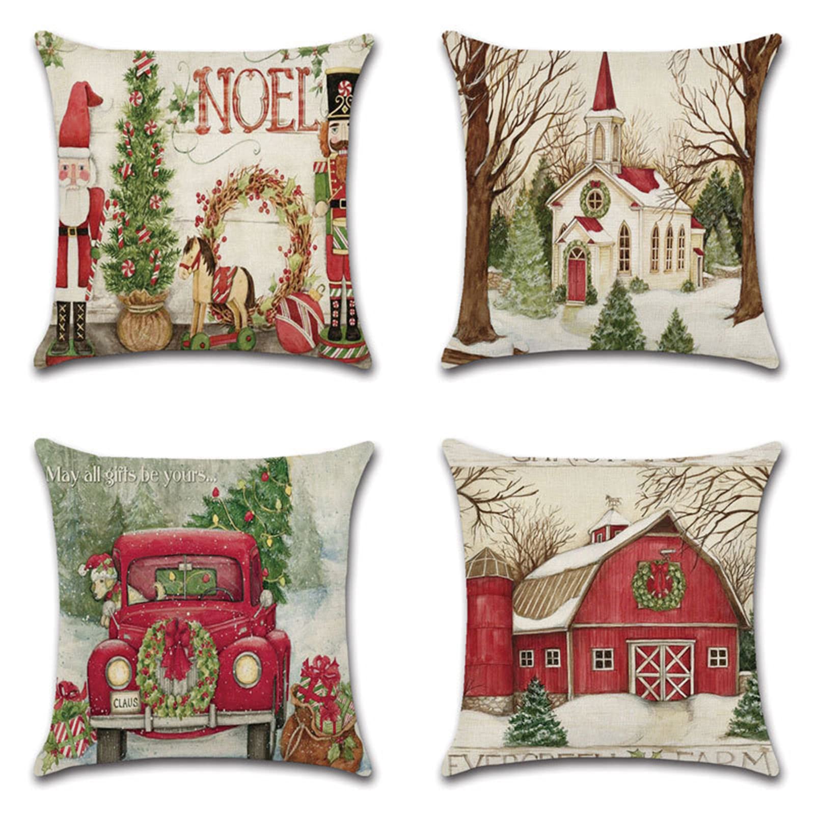 Housses de coussin lin 70x70cm pour décorer le canapé du salon