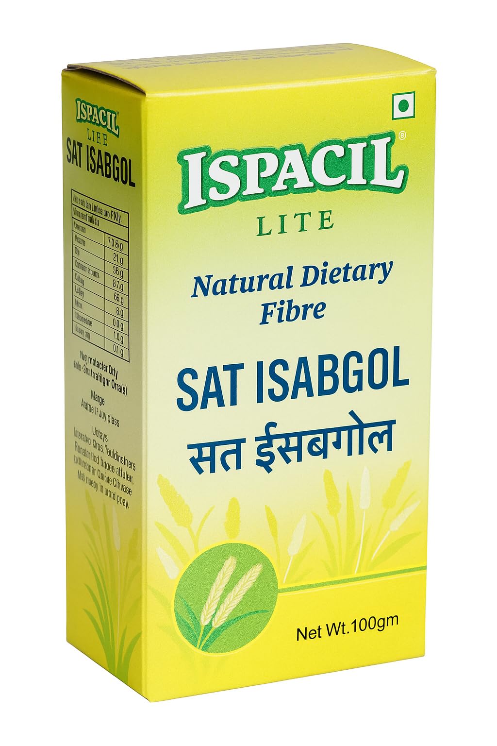Sat Isabgol Psyllium Husk Powder, 100 gm. — Amazon image 2