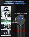 AERLANG Massage Gun,Deep Tissue Massage Gun-Handheld Percussion Muscle Massager with 10 Speeds & 6 Heads with Carry Case for On The Go Usage, Rechargeable for Fathers Day Gift Ideas