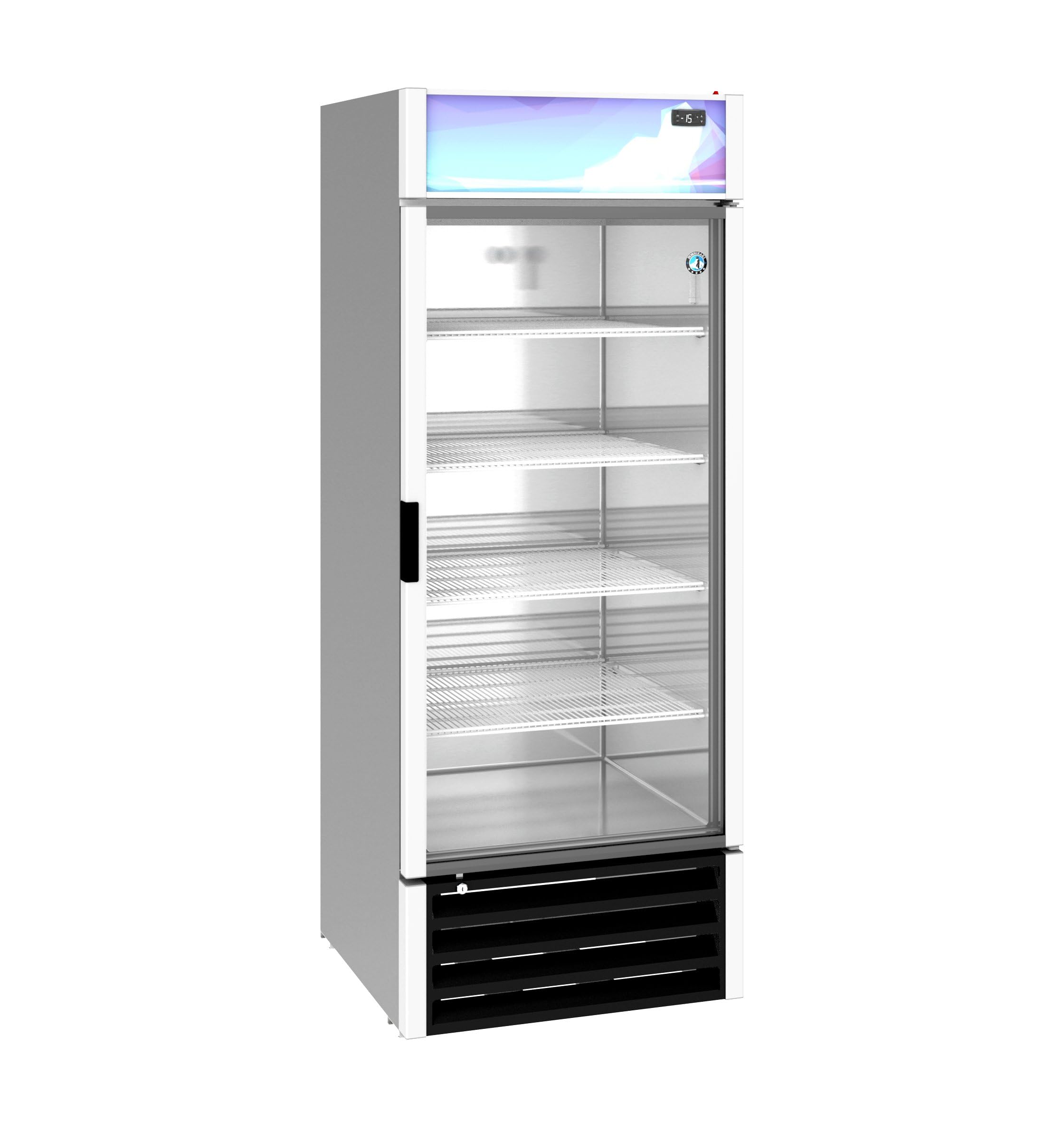 FM-23-HC, Freezer, Single Section Glass Door Merchandiser