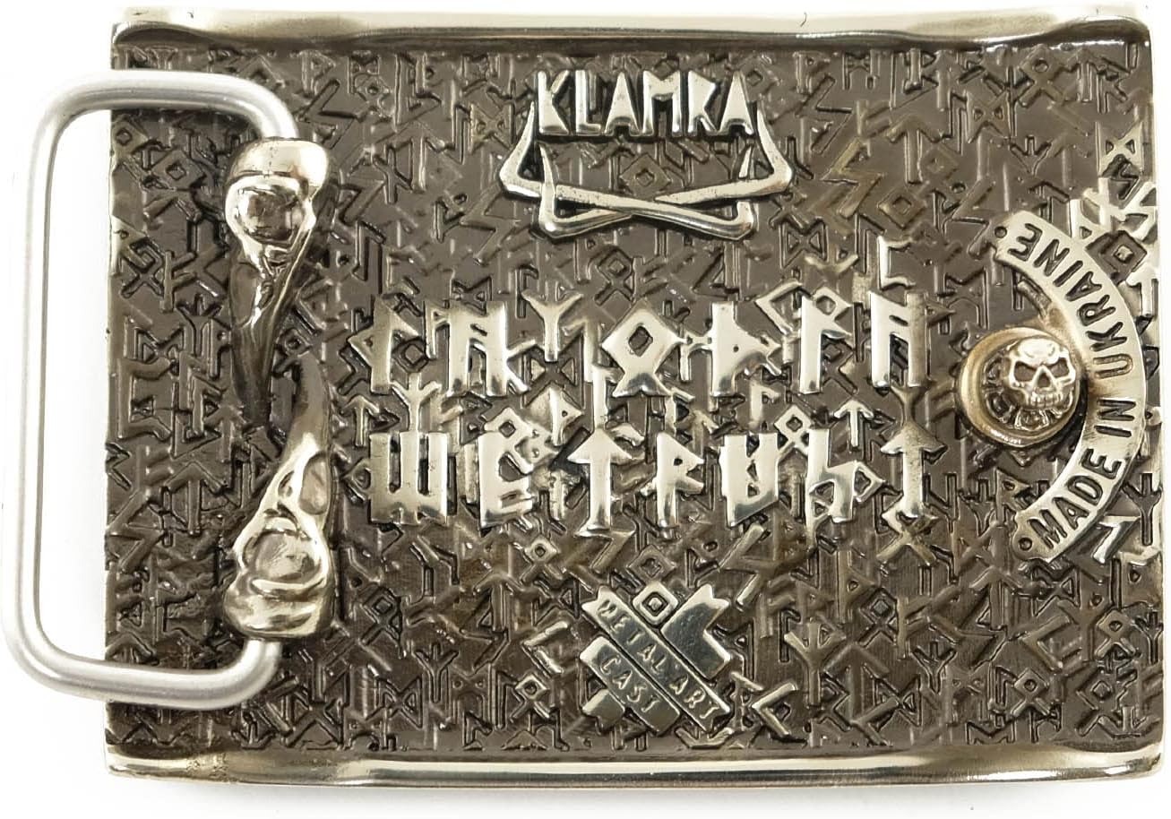Valknut German silver belt buckle, Old Norse Scandinavian Nordic Celtic Viking Pagan runic Valknut Nickle silver belt buckle, Knot of the dead symbol buckle