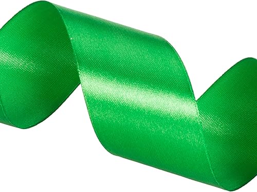 Vista 174 de Cinta de satén sólido azul real de 1 pulgada, cinta de tela artesanal de 50 yardas para envolver regalos, ramos florales, decoración de fiesta