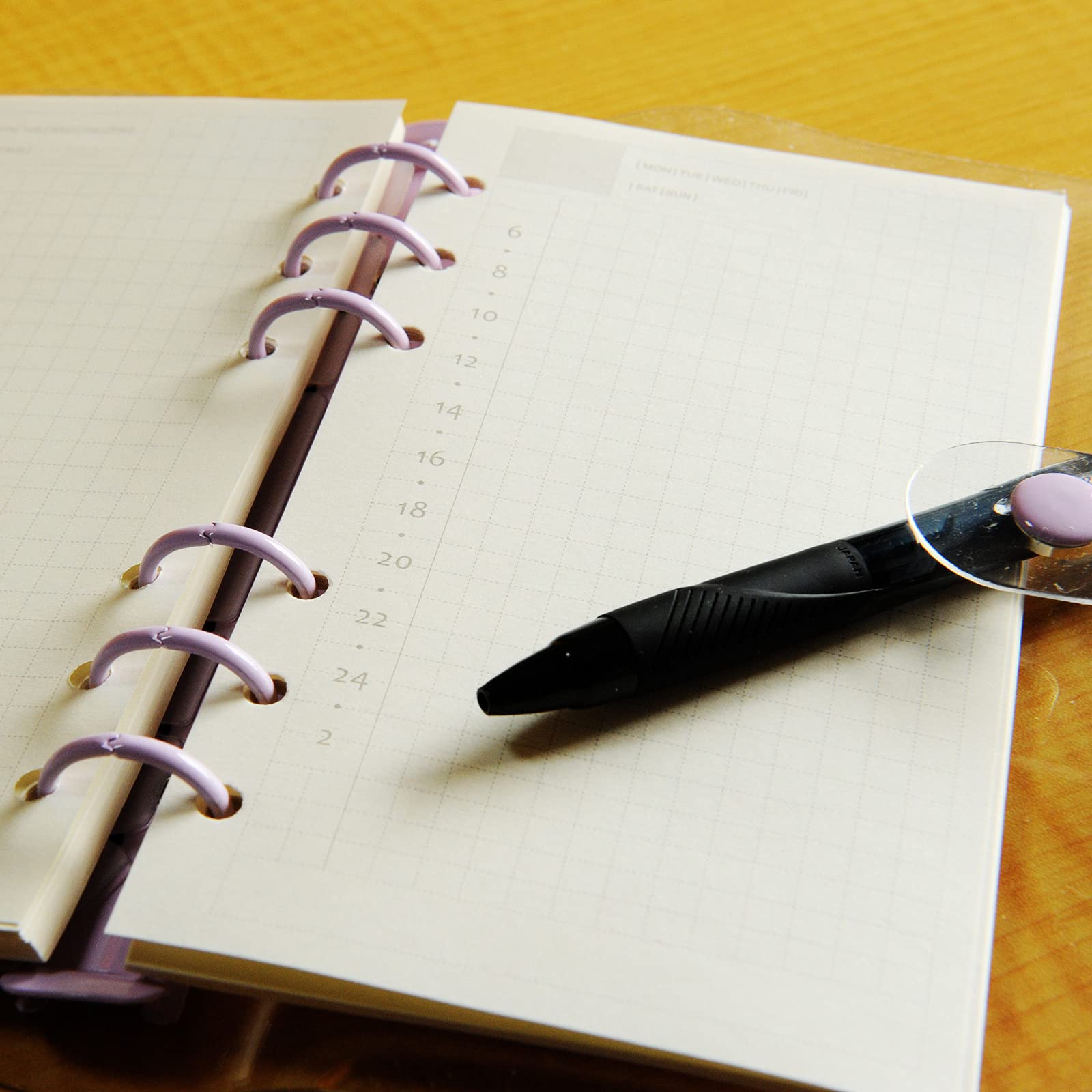 Amazon.co.jp: TSUKURIRO リフィル 紙 6穴 システム手帳用 セット