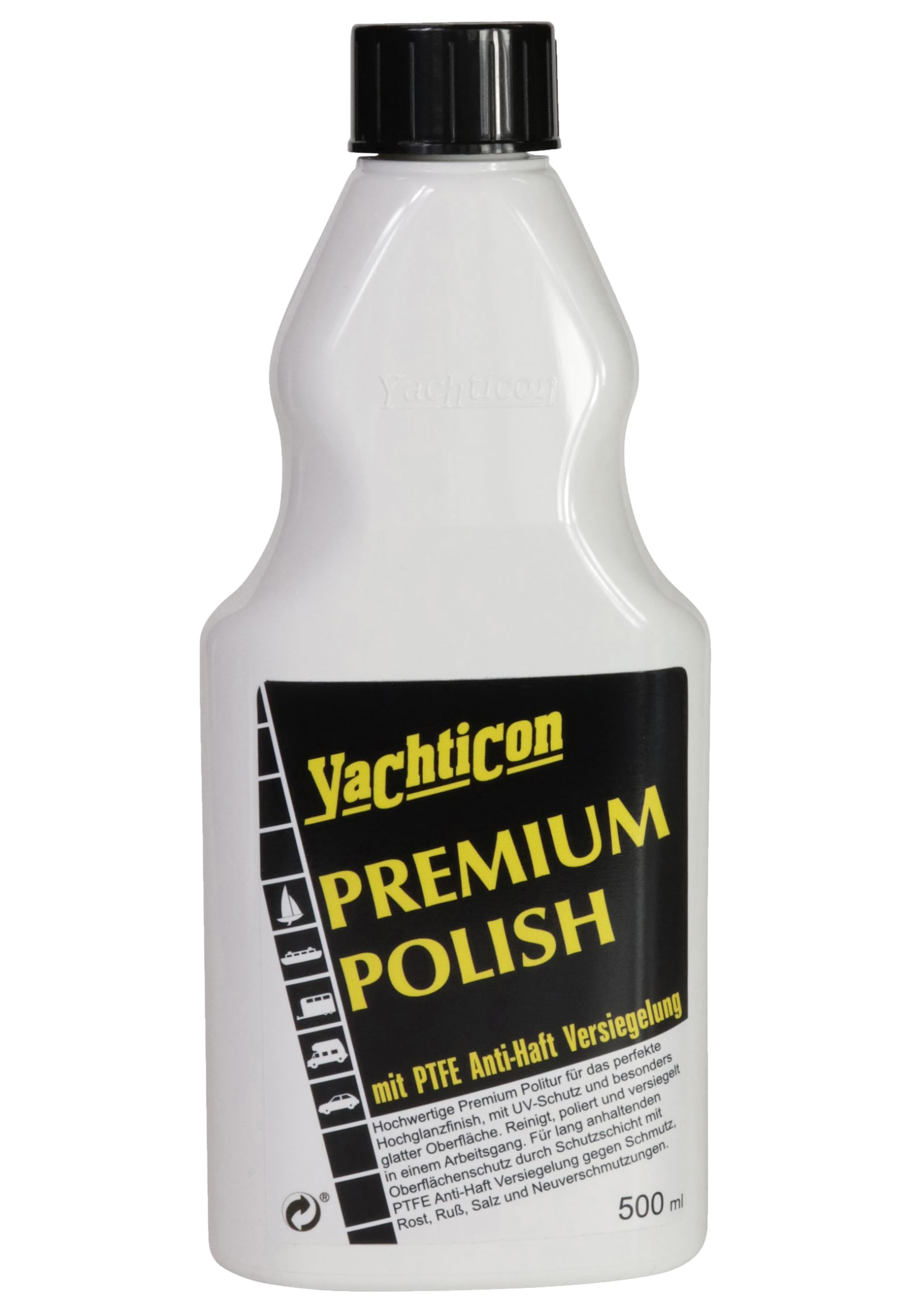 Yachticon Boots Politur Set abrasivi e pasta lucidante Rubbing Premium Politur con Teflon Premium Duro Wax con Teflon