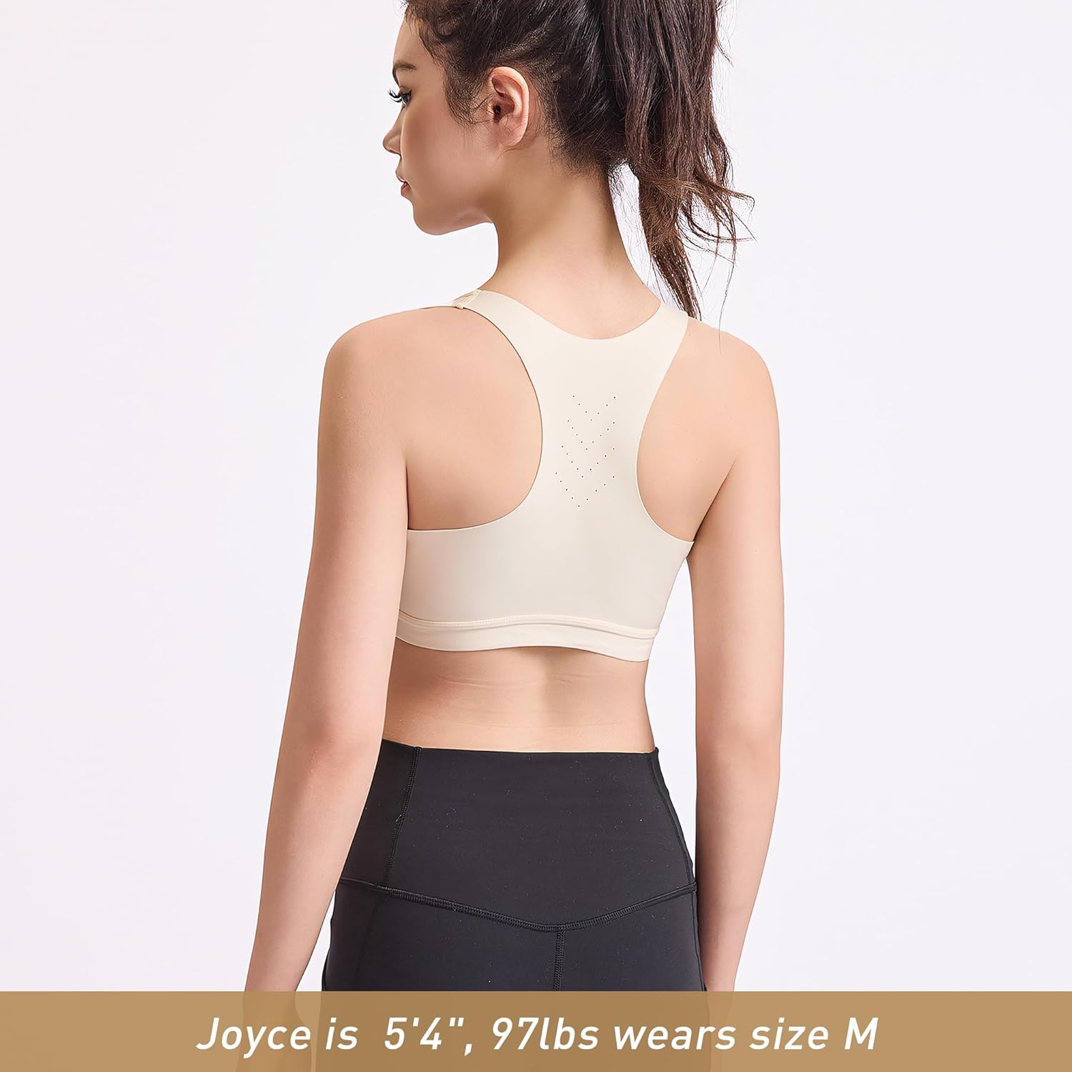 Girls Training Bra for Girls 10-16 Years Old Soft Cotton Padded Teens Sports Racerback Bras - Image 3