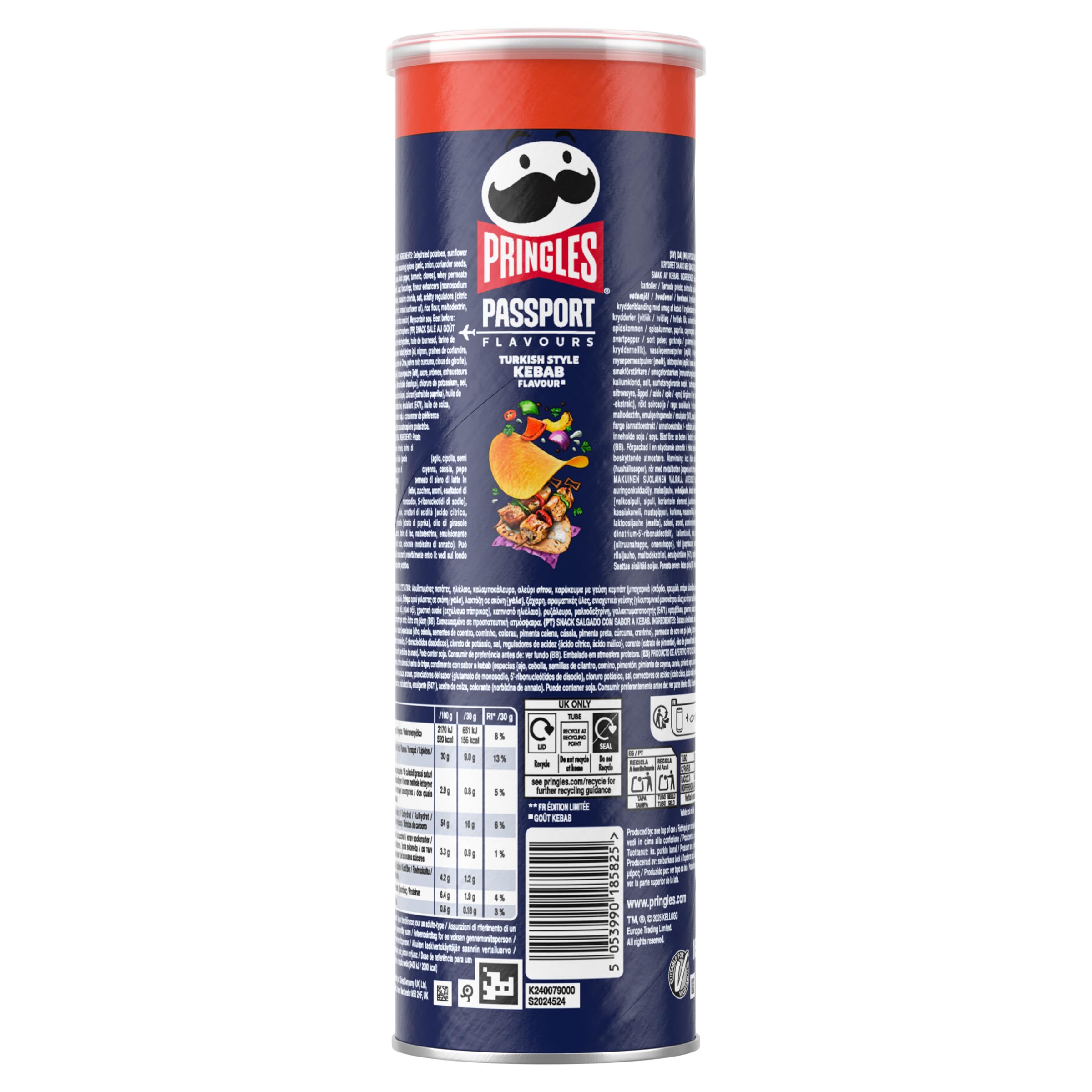 Pringles Passport Turkish Style Kebab 165g