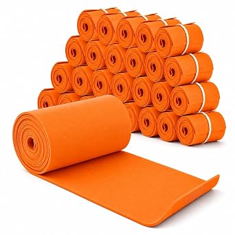 Vakly Disposable Medical Tourniquets 1 in x 18 in Latex-Free 25 Pack Elastic Single-Use Tourniquet Bands for Blood Draw, IV, Phlebotomy & First Aid