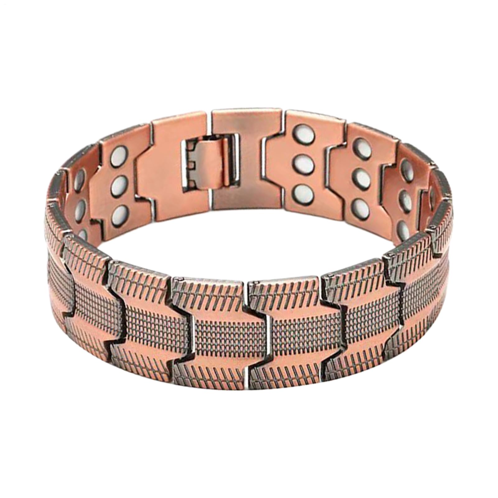 Set Di 4 Bracciali Rigidi In Rame Regolabili Ajuny - Ispirati All'India, Per Uomo E Donna, Gioielli Per Yoga E Meditazione - 2