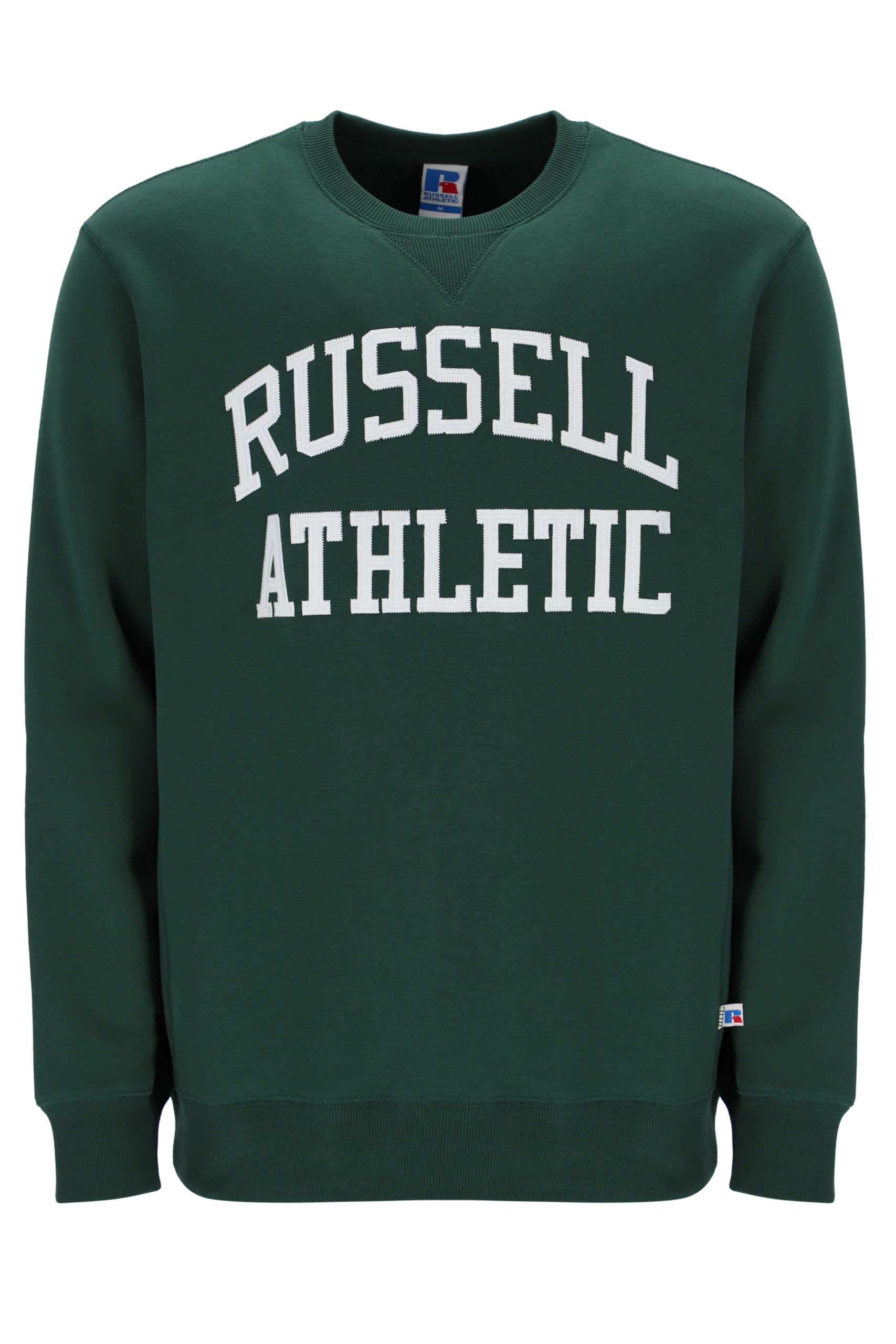 Russell Athletic E36022-DG1-225 ICONIC-CREWNECK SWEATSHIRT Sweatshirt Men's DARK GREEN Size L