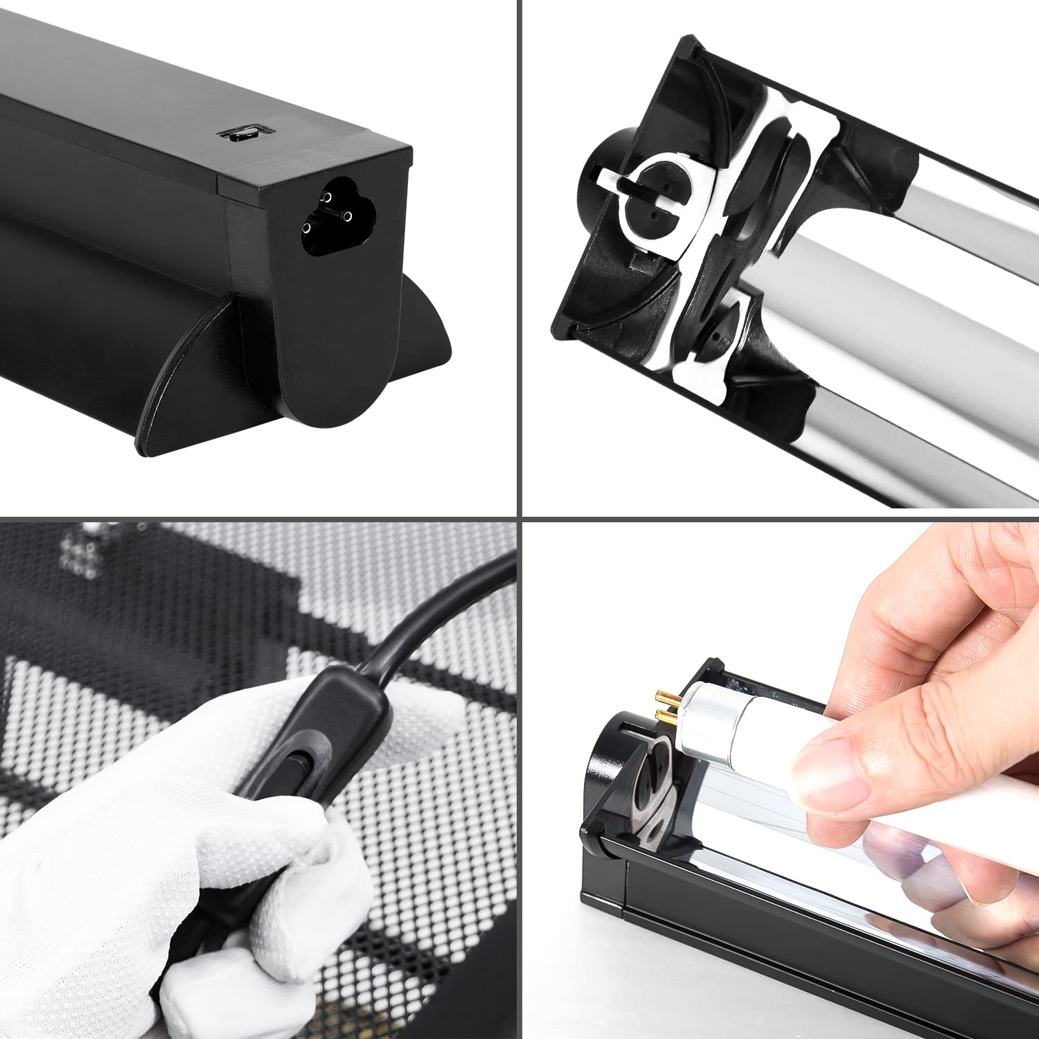 Amazon.com: REPTI ZOO 8W Reptile T5 HO UVB Lighting Combo Kit, 12