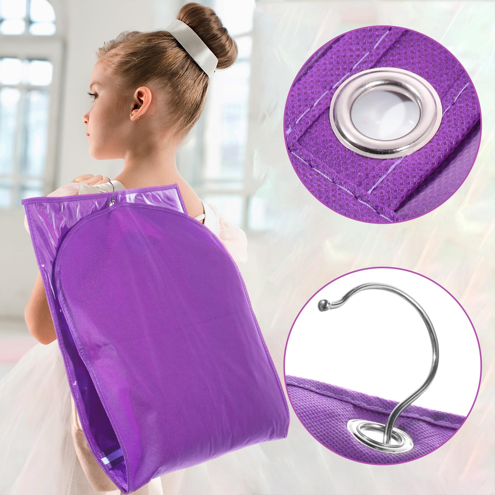 Competition Dance Bags Woanger Pcs Clear PVC With Zippers