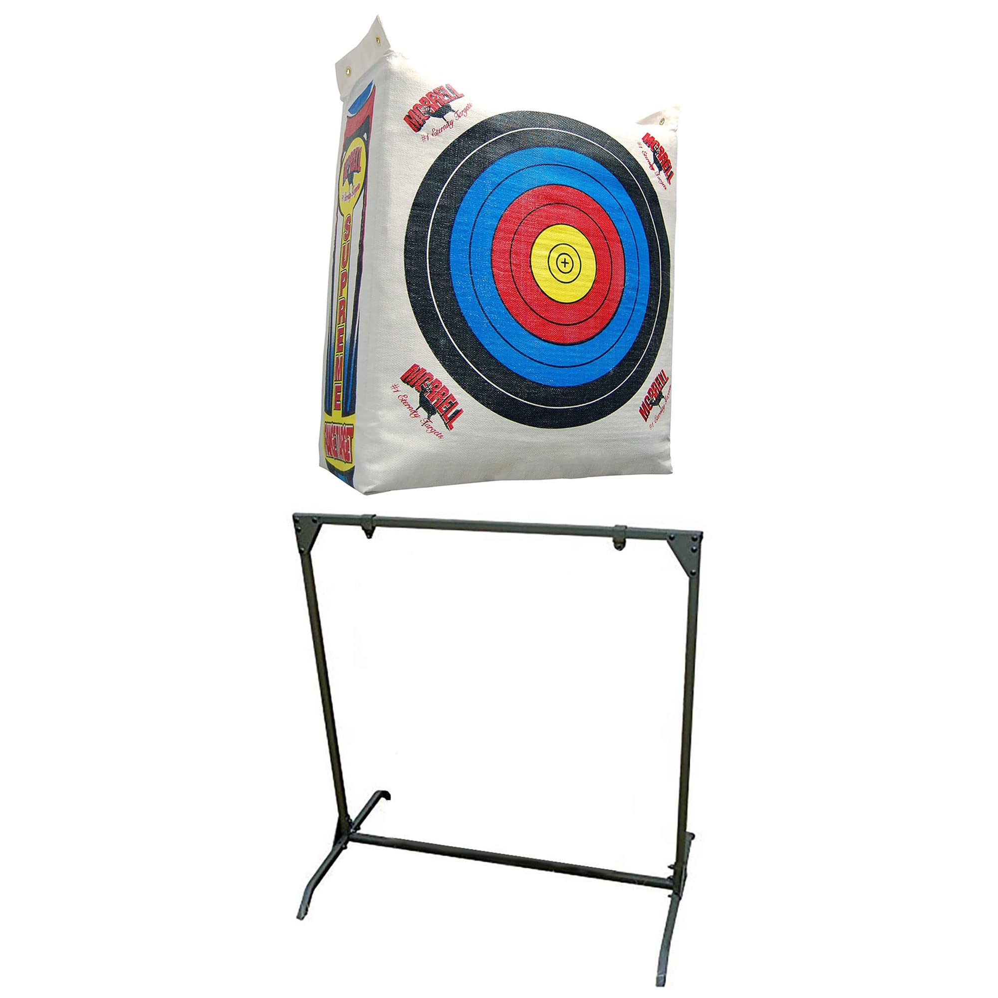 Morrell Supreme Range NASP Adult Field Point Archery Bag Target and HME Products Bowhunting 30 Inch Practice Shooting Bag Target Stand