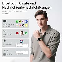 Lgnitek 2026 Smartwatch ECG + HRV Egészségfigyelő 2.2" Kijelzővel Android iOS 5