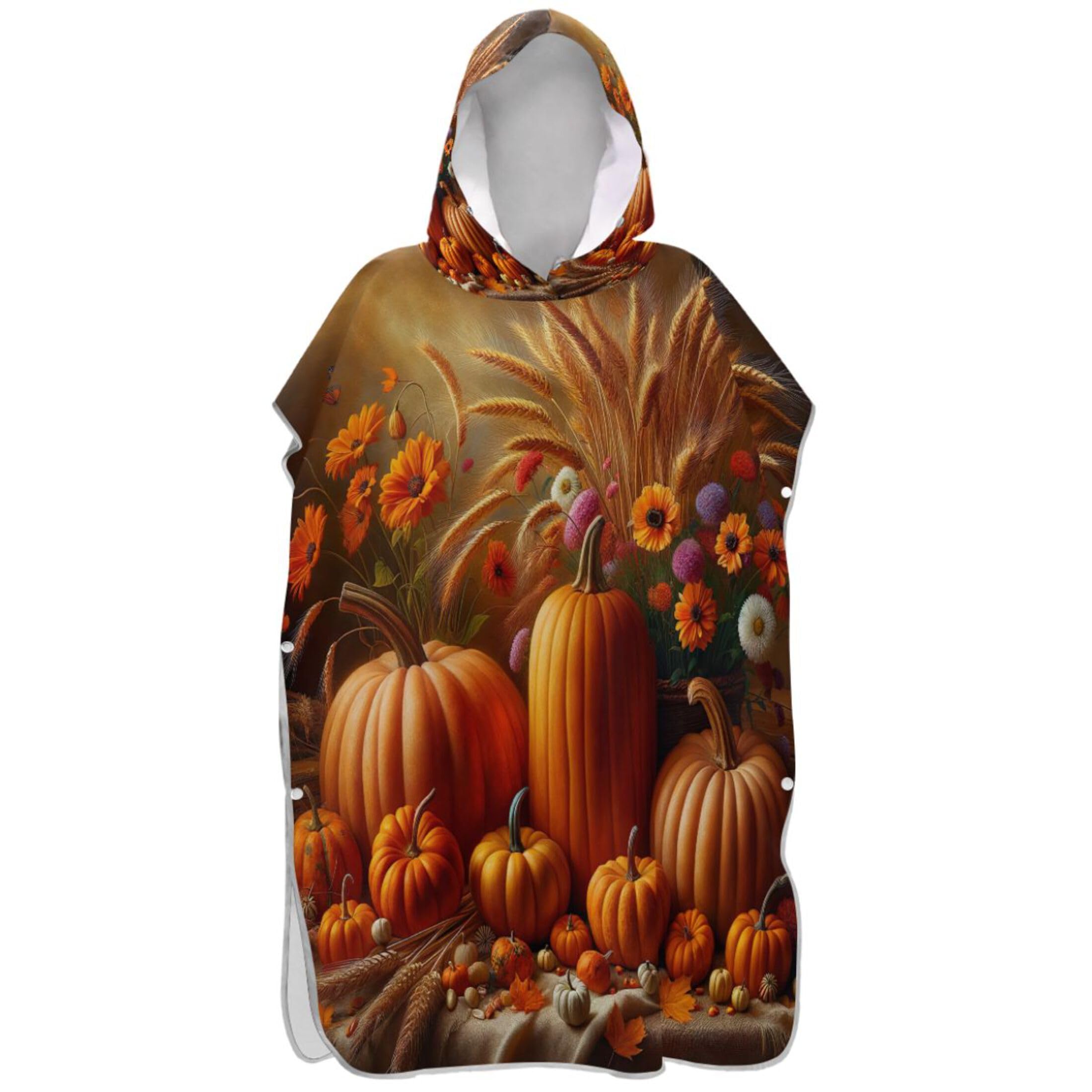 Poncho pour homme avec capuche résistant au vent pour le surf adulte