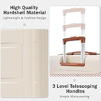 Vista 97 de Merax Equipaje, maleta extensible rígida con ruedas giratorias ligeras, Negro -, 40/48/52