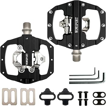BUCKLOS SPD Pedals PD-M680 Pédales Double Face à Clipser Pour VTT