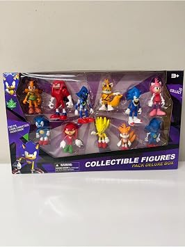 Sonic Figür Seti, 11 Parça, Koleksiyon Oyuncağı, 3+ Yaş