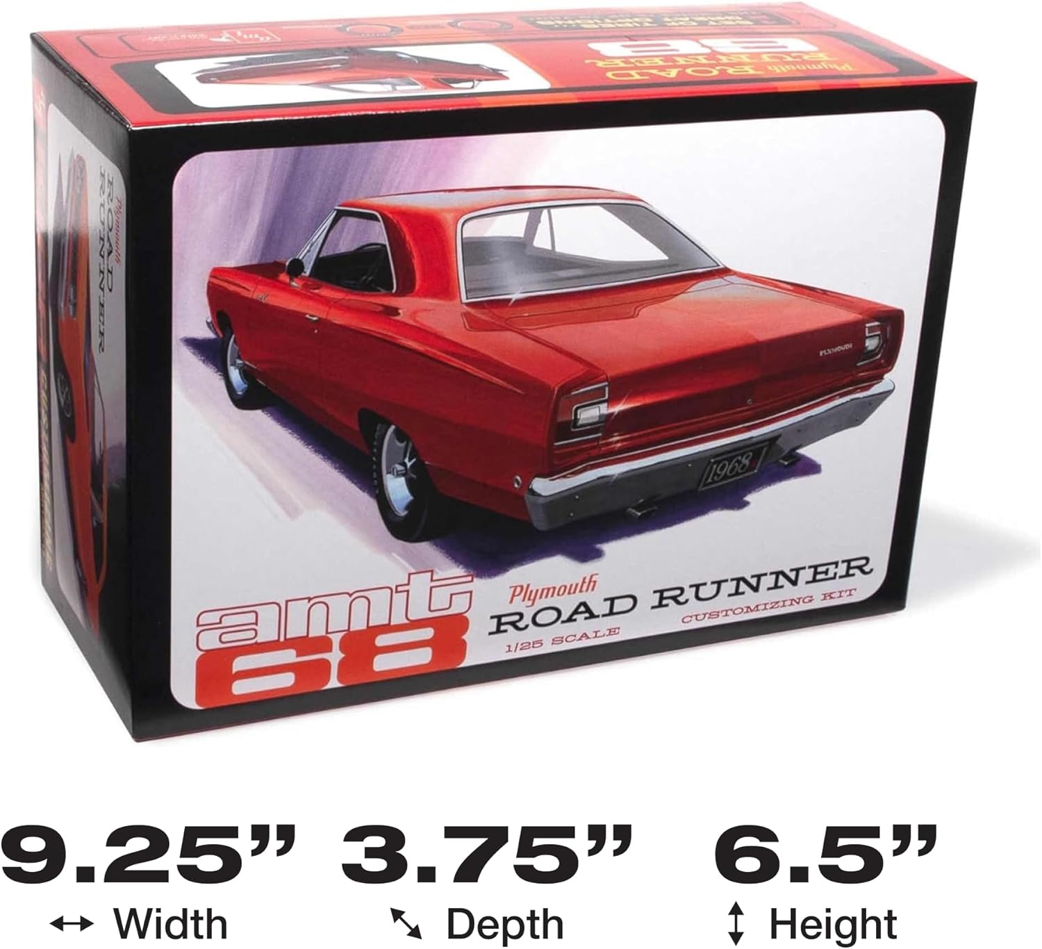 AMT 1968 Plymouth Road Runner Customizing Kit 1:25 Scale Model Kit