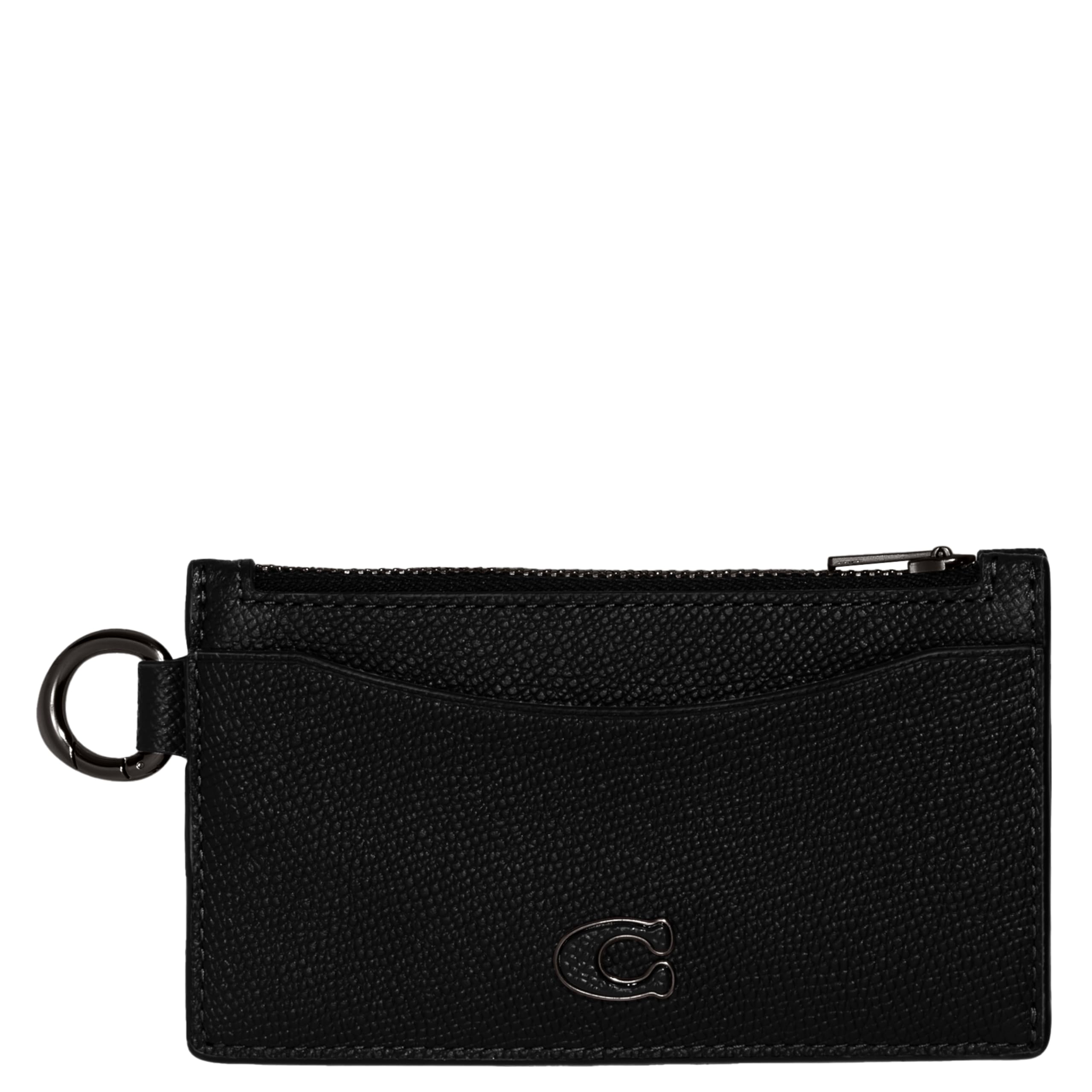 Photo 1 of Zip Card Case in Crossgrain Leather