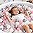 STARBOLO Ball Pit Balls for Toddlers - 100pcs BPA&Phthalate Free Non-Toxic Crush Proof Play Balls Soft Plastic Balls for Toddlers Baby Kids Birthday Pool Tent Party (Pink & Beige & Clear & Sliver)