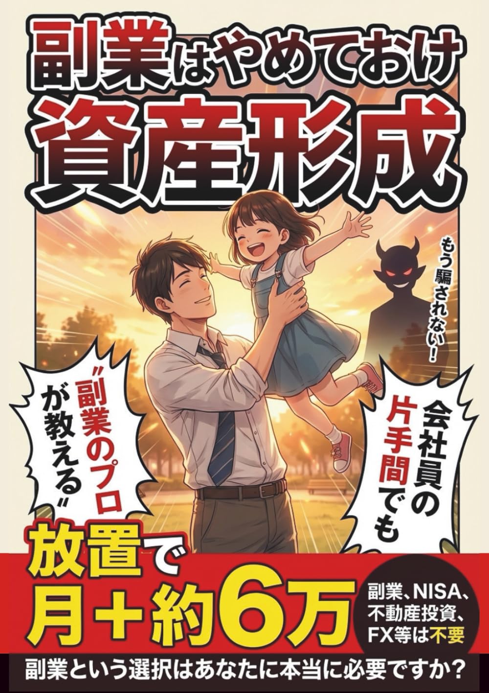 副業はやめておけ。マンガでわかる、副業のプロが教える「働かない」資産形成術: 手取りを増やしたい方必見！会社員の片手間でも放置で月＋約６万円する方法。～副業、NISA、不動産投資、FXはあなたに本当に必要？～