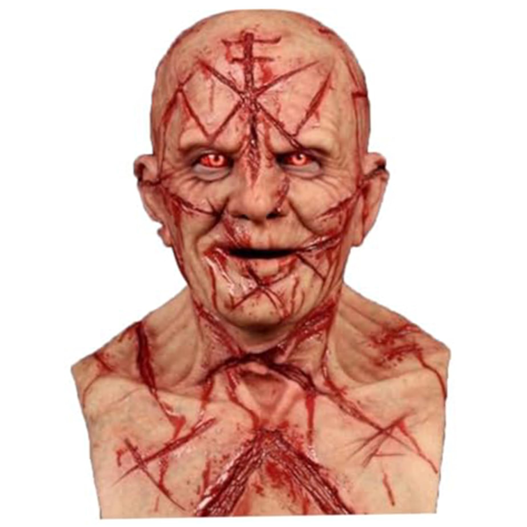 Masque Halloween réaliste ventilé pour éviter la buée et la chaleur - 8