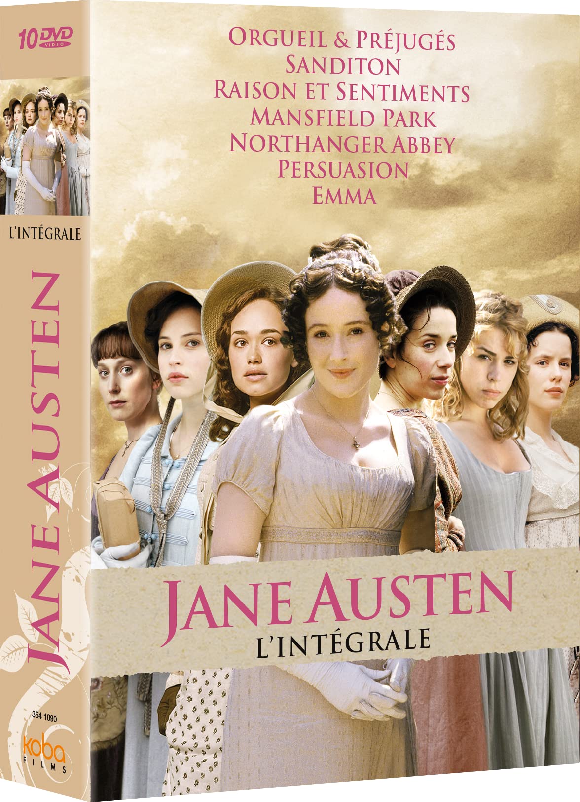Coffret DVD Jane Austen : L'Intégrale des Classiques