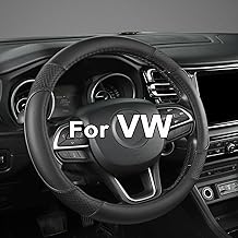 Sponsored You’re seeing this ad based on the product’s relevance to your search query.Learn more about this advertisement GIANT PANDA PU Leather Steering Wheel Cover Compatible with VW Compatible with Volkswagen Round Steering Wheels - Non-Slip Breathable Black