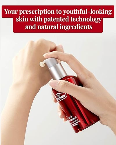 Miniatura 5 de Dr. Belmeur Red Pro-Retinol Serum (1.7 fl oz)  Cuidado rico en nutrientes para la piel joven. Cuidado coreano de la piel de LG Beauty. Pro-Retinol,