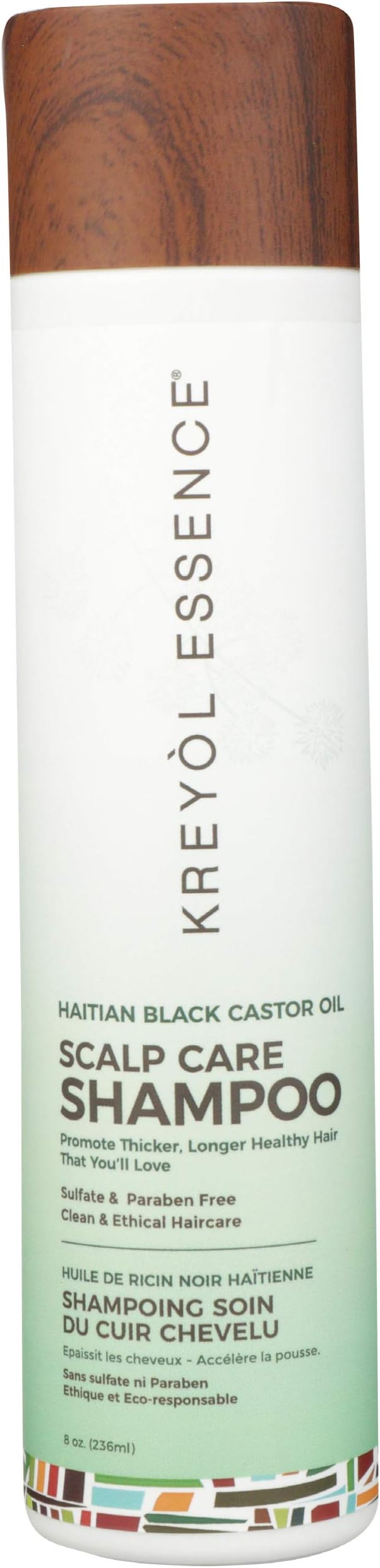 KREYÒL ESSENCEShampoo Castor Oil Black Growth Haitian, 8 Ounce