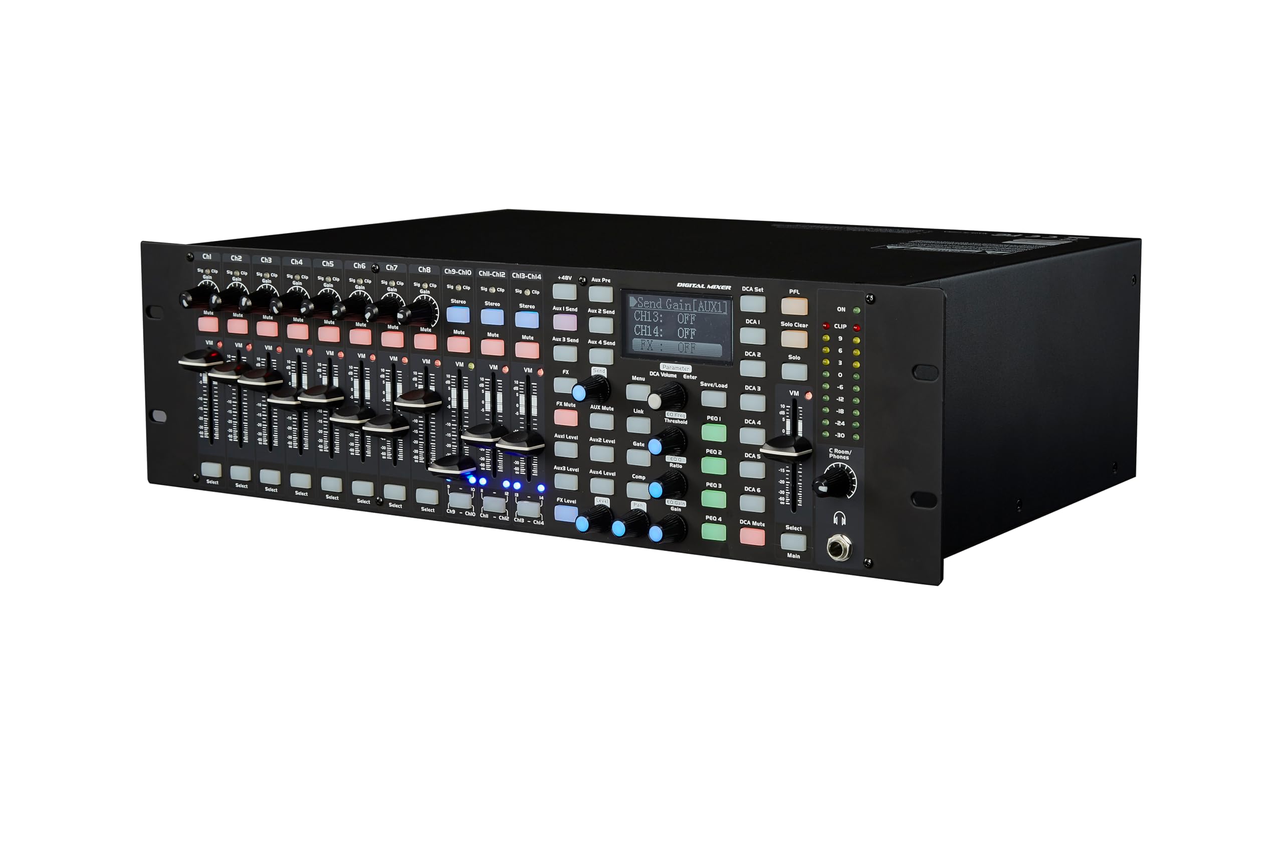 DR14.2 14 - Channel Rack - Mount Digital Mixer: Advanced Design, Exceptional Reliability, and High - Performance for Diverse Audio Needs