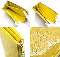 Amazon | [レヴェッタ] エイ革 長財布 財布 YKK製MIXカラー L字