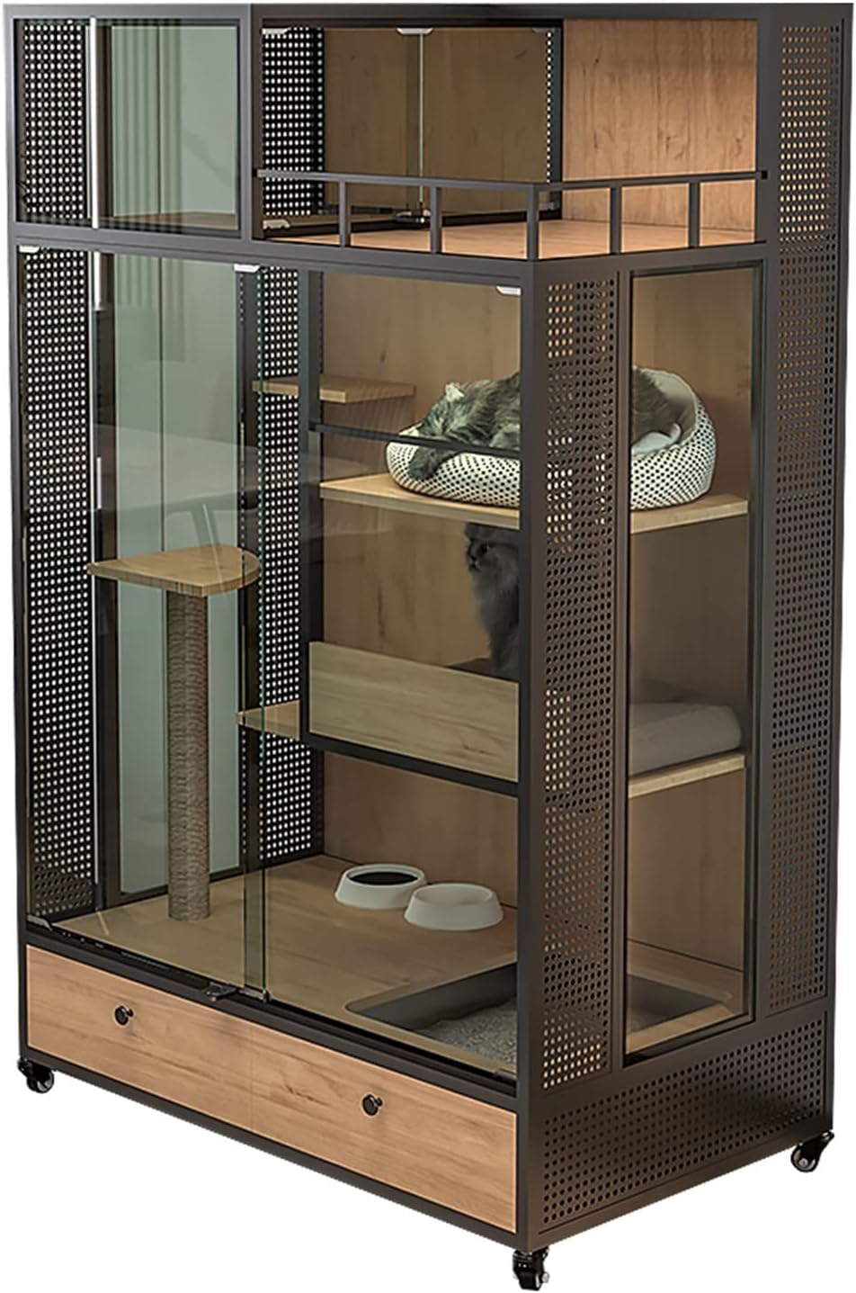 Cage pour Chat Cage for Chat Super Grand Espace Libre Maison for Chat