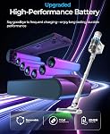 Redroad Cordless Vacuum Cleaner, 50,000PA 60Mins Vacuum Cleaner, Cordless Vacuum,Vacuum Cleaners, Lightweight Handheld Vacuum Cordless for Home Pet Hair Carpet Hardwood Floor Car L7 Pro