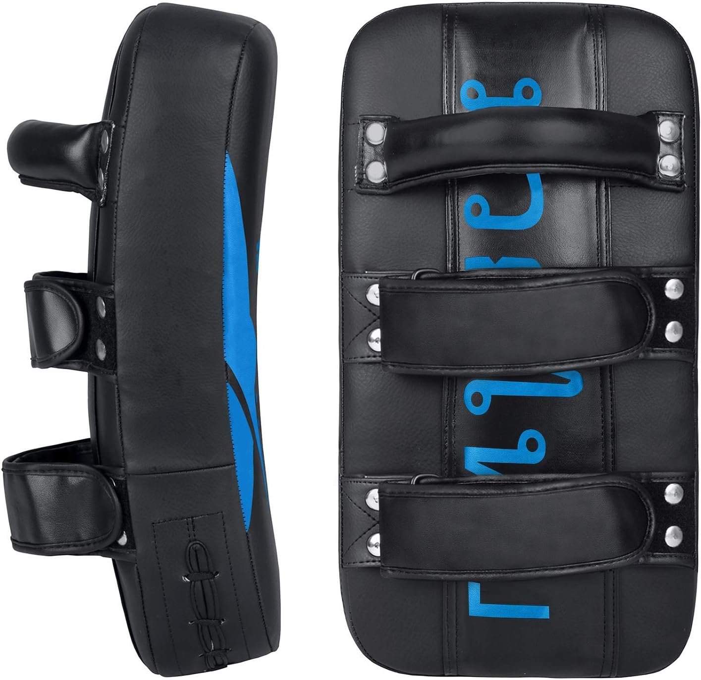 Elite Sports Muay Thai Kickboxing Pads MMA Knee and Elbow Target Kicking Strike Shield Pair for Martial Arts (Blue) : Sports & Outdoors