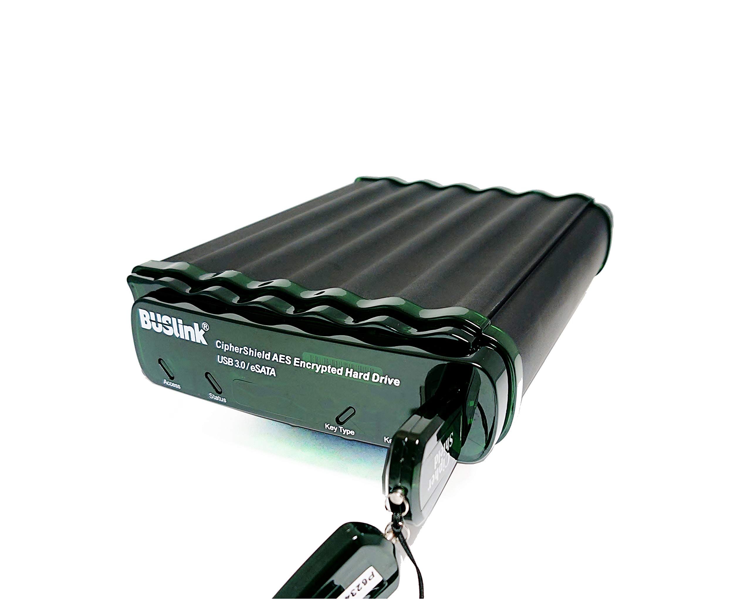 BUSlink CipherShield CSE-24T-SU3 24TB Mode 0 Key Encrypted External Desktop Hard Drive, 256-bit AES Hardware Encryption, FIPS 140-2 Level 2, USB 3.0 &amp; eSATA, HIPAA/HITECH/FERPA, TAA-Compliant